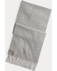 Polo Ralph Lauren - Fringe Virgin Wool Scarf - Lyst
