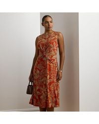 Ralph Lauren - Taglie Plus - Abito ritorto in jersey stretch a fiori - Lyst