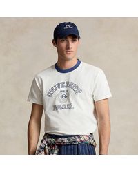 Ralph Lauren - Classic-Fit Jersey-T-Shirt mit Grafik - Lyst