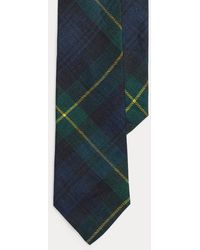 Polo Ralph Lauren - Corbata De Lino Con Estampado De Cuadros - Lyst