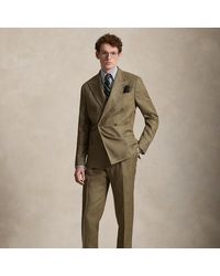 Polo Ralph Lauren - Glen Plaid Twill Suit Trouser - Lyst