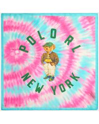Polo Ralph Lauren - Polo Bear Cotton-Silk Square Scarf - Lyst
