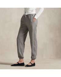 Polo Ralph Lauren - Pantalón De Chándal De Felpa Con Cordón - Lyst