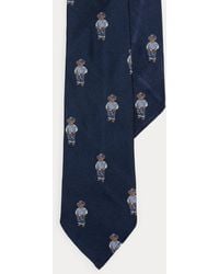 Polo Ralph Lauren - Vintage-Inspired Polo Bear Silk Tie - Lyst