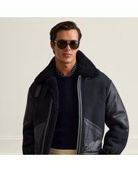 Ralph Lauren - Lutton Shearling Aviator Jacket - Lyst