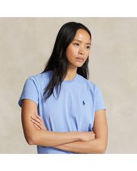 Polo Ralph Lauren - Katoenen Jersey T-shirt Met Ronde Hals - Lyst