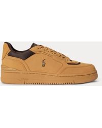 Polo Ralph Lauren - Open Masters Nubuck-Panelled Trainer - Lyst