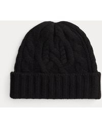 Ralph Lauren - Cable-Knit Wool-Cashmere Beanie - Lyst