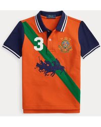 Polo Ralph Lauren - Ralph Lauren Boy's Triple-Pony Cotton Mesh Polo Shirt - Lyst