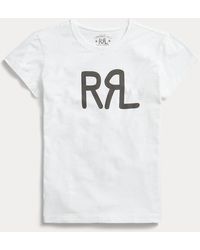 RRL - Logo-T-Shirt Aus Baumwolljersey - Lyst