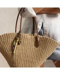 Ralph Lauren - Beaded Leather Bag Charm - Lyst