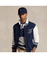 Ralph Lauren - Fleece Baseball Jacket - Lyst