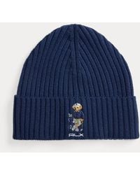 Ralph Lauren - Ralph Lauren Polo Bear Wool Beanie - Lyst