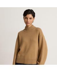 Ralph Lauren - Wool-Blend Mockneck Sweater - Lyst