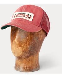 RRL - Logo-patch Twill Trucker Cap - Lyst