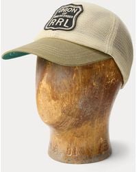RRL - Logo-Patch Mesh Trucker Cap - Lyst