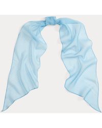 Ralph Lauren - Polka-Dot Silk Skinny Scarf - Lyst