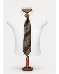 RRL - Handmade Chevron-Stripe Silk Tie - Lyst