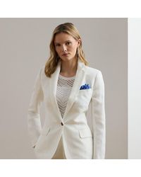 Ralph Lauren - Ralph Lauren Linen-Blend Twill Blazer - Lyst