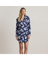 Ralph Lauren - Floral Cotton-Blend Jersey Sleep Shirt - Lyst