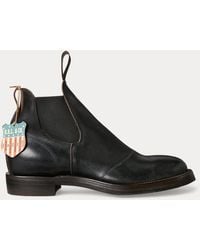 RRL - Hand-Burnished Leather Chelsea Boot - Lyst