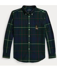 Polo Ralph Lauren - Ralph Lauren Boy's Polo Bear Plaid Oxford Shirt - Lyst