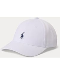 Ralph Lauren - Bestickte Twill-Kappe Mit Pony - Lyst
