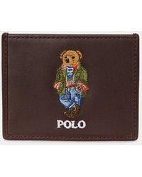 Polo Ralph Lauren - Polo Bear Leather Card Case - Lyst