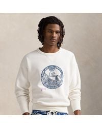 Polo Ralph Lauren - Vintage-Fit Fleece-Sweatshirt Mit Grafik - Lyst