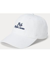Polo Ralph Lauren - Keperstof Baseballpet Geborduurd Logo - Lyst