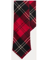 Homme Accessoires Cravates Cravate écossaise en laine Laines Ralph Lauren Purple Label pour homme en coloris Gris 