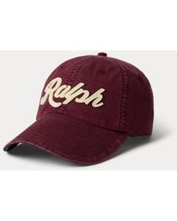 Polo Ralph Lauren - Il cappellino Ralph Lauren in popeline con logo - Lyst