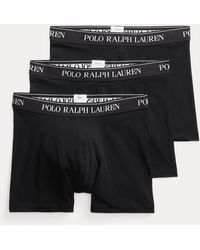 Polo Ralph Lauren - Stretch Cotton Boxer Brief 3-Pack - Lyst