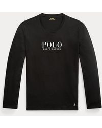 Polo Ralph Lauren - Logo Jersey Long-sleeve Sleep Shirt - Lyst