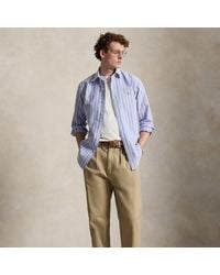 Polo Ralph Lauren - Custom Fit Striped Oxford Shirt - Lyst