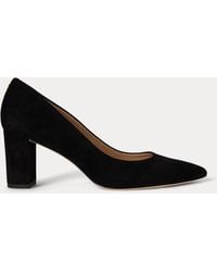 Ralph Lauren - Escarpins Lanette En Daim À Talon - Lyst