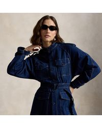 Polo Ralph Lauren - Belted Denim Utility Jacket - Lyst
