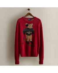 Ralph Lauren - 1992 Hand-Knit Bear Sweater - Lyst