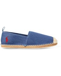 barron washed twill espadrille