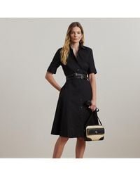 Ralph Lauren - Cotton-blend Shirtdress - Lyst