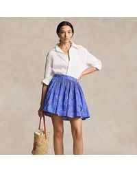Polo Ralph Lauren - Polka Dot A-line Skirt - Lyst