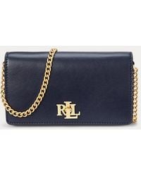 Ralph Lauren - Leather Crossbody Turn-Lock Tech Case - Lyst