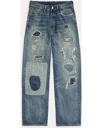 RRL - High Boy Fit Repaired Heyland Jean - Lyst