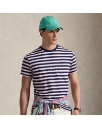 Polo Ralph Lauren - Classic Fit Striped Jersey T-Shirt - Lyst