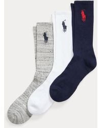 Polo Ralph Lauren - 3 Pares De Calcetines De Media Caña - Lyst