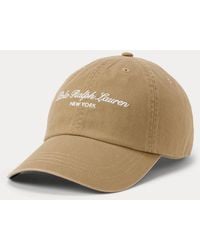 Polo Ralph Lauren - Embroidered-Logo Twill Ball Cap - Lyst