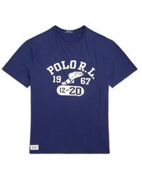 Polo Ralph Lauren - Classic Fit Jersey T-shirt Met Print - Lyst