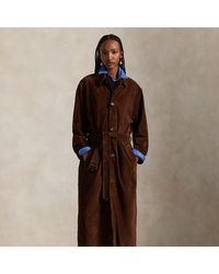 Polo Ralph Lauren - Suede Long Car Coat - Lyst