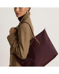 Ralph Lauren - Large Nylon Keaton Tote Bag - Lyst