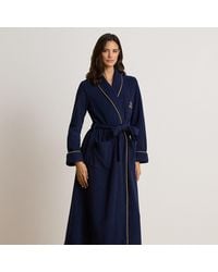 Ralph Lauren - Microfleece Long Shawl-Collar Robe - Lyst